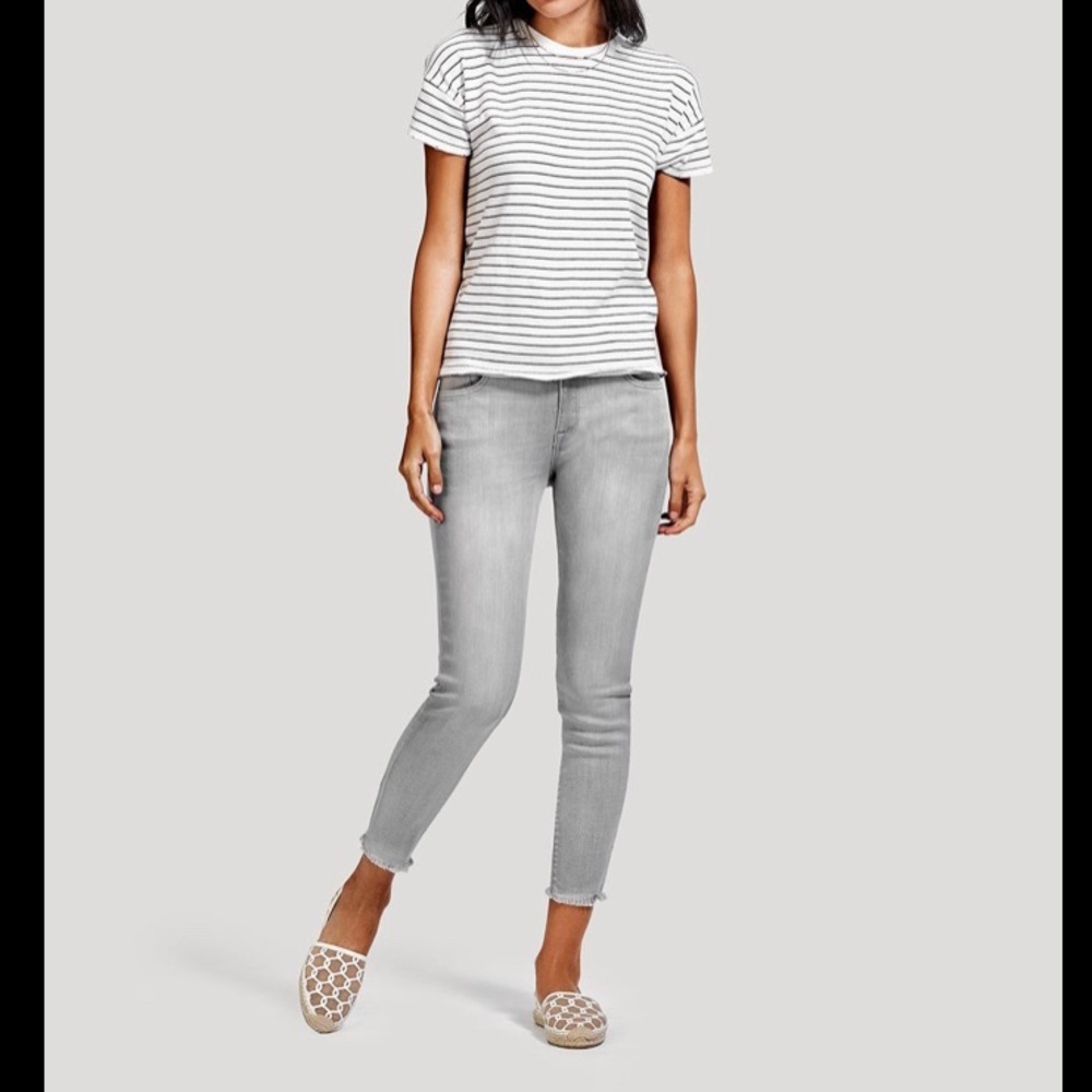 DL1961 light grey florence cropped skinny denim25